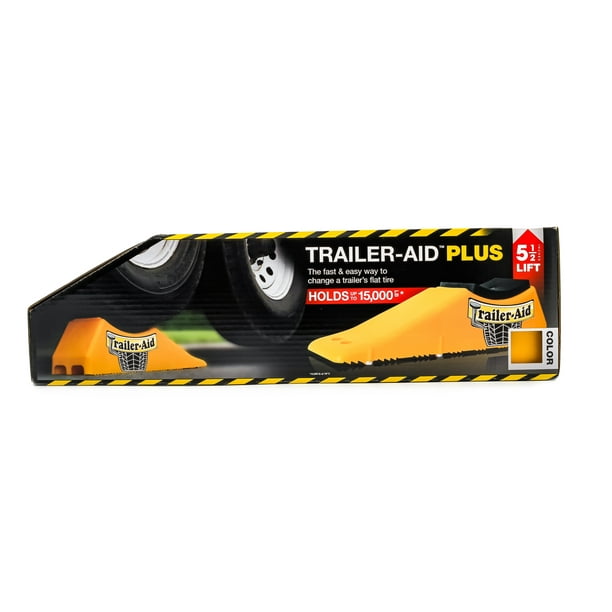 Trailer Aid Tandem Ramp-A Fast and Easy Way to Change a Trailers Flat Tire-Holds up to 15,000 lbs-Features a 4.5-Inch Lift-Black 21001 